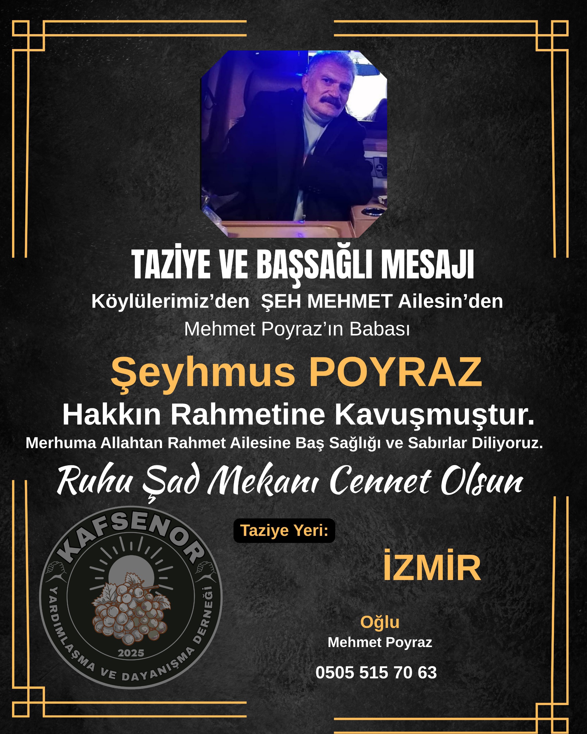 Taziye Duyurusu